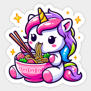 Unicorn Ramen Sticker